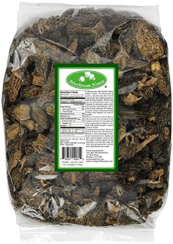 Mushroom House Dried Mushrooms, Premium Morel, 1 Pound
