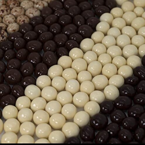 Dilettante Espresso Blend Espresso Beans In Semisweet, Milk and White Chocolate, 5 Pound