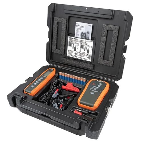 Klein Tools ET450 Advanced Underground Circuit Breaker Finder and Wire Tracer Kit for Energized and Non-Energized Breakers, Fuses, and Wires