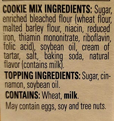 Krusteaz Snickerdoodle Cookie Mix, Includes Cinnamon Sugar Pouch, 17.5 Ounce (Pack of 12)