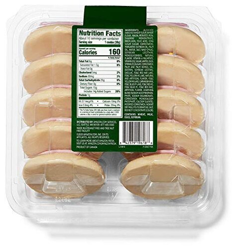 Frosted Sugar Cookies With Pink Icing - 13.5oz 10ct - FrostyDelights Pack of 2