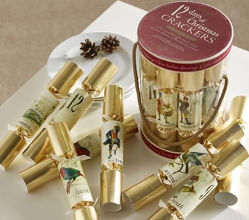 Robin Reed Holiday 12-Piece 10in 12 Days of Christmas Themed Party Favors 5025