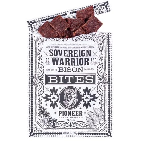 Sovereign Warrior 100% Grass-Fed Bison Bites Sampler Pack | Handcrafted, Locally Sourced & Made in Montana &ndash; Honey Sweetened, No Preservatives, Gluten Free, No Antibiotics or Hormones