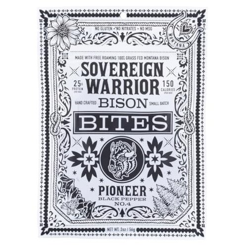 Sovereign Warrior 100% Grass-Fed Bison Bites Sampler Pack | Handcrafted, Locally Sourced & Made in Montana &ndash; Honey Sweetened, No Preservatives, Gluten Free, No Antibiotics or Hormones