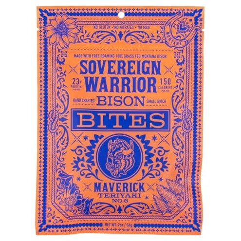 Sovereign Warrior 100% Grass-Fed Bison Bites Sampler Pack | Handcrafted, Locally Sourced & Made in Montana &ndash; Honey Sweetened, No Preservatives, Gluten Free, No Antibiotics or Hormones