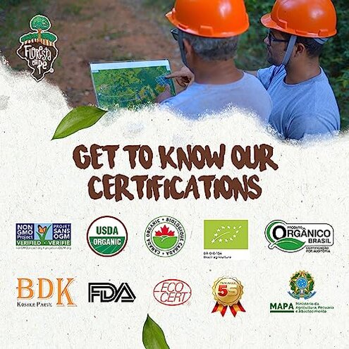 Snack The True Organic Brazil Nuts Medium Size 32 oz-2lbs &ndash; Raw and Unsalted &ndash; Kosher &ndash; Healthy-Rich in Vegetable Protein &ndash; Harvested in Amazon Rainforest &ndash; Fresh, Vegan and Gluten Free &ndash; Forest Up