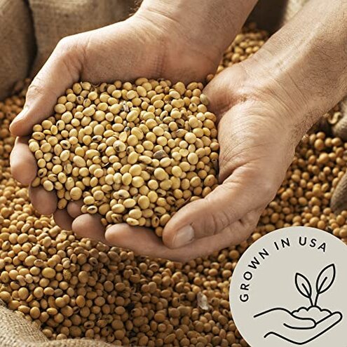 Be Still Farms Organic Soybeans Bulk (4.8 lb) - Soy Beans Dry - aka Soya Nuts Great for Edamame, Soy Milk, Tofu - High in Protein Fiber | USA Grown | USDA Certified | Vegan | Non-GMO | Gluten Free