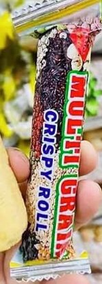 Multi Grain Crispy Roll, 0.35 oz | 7 Natural Grains, Zero Preservatives, Individually Wrapped Healthy Snack, Value Pack (125-Count) 2.76 LB