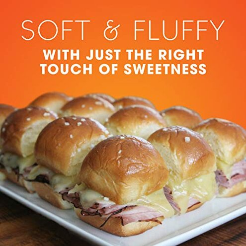 KING’S HAWAIIAN Ultimate Roll Variety Pack, 2 Packs of Original Recipe Hawaiian Sweet Rolls & 2 Packs of Savory Butter Rolls, 12 Rolls/Pack (Pack of 4)