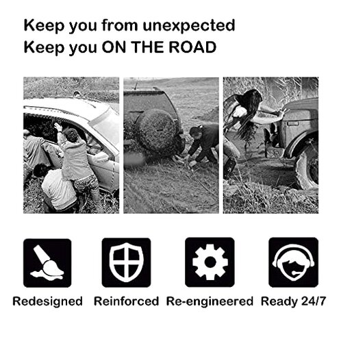 MLHpeak Winch Roller Fairlead 10 inch Winch Roller Fairlead 4 Way 10&rdquo; Universal Mount Cable Guide Heavy Duty Nut Disassembly SUV Truck F150 8000 10000 12000lbs 14000 16000