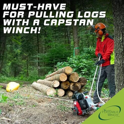 Portable Winch PCA-1290 Skidding Cone for Logs - Durable and Lightweight, Complements Portable Winches and Log Skidder for Efficient and Safer Logging