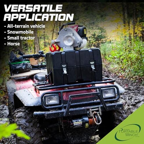 Portable Winch PCA-1290 Skidding Cone for Logs - Durable and Lightweight, Complements Portable Winches and Log Skidder for Efficient and Safer Logging