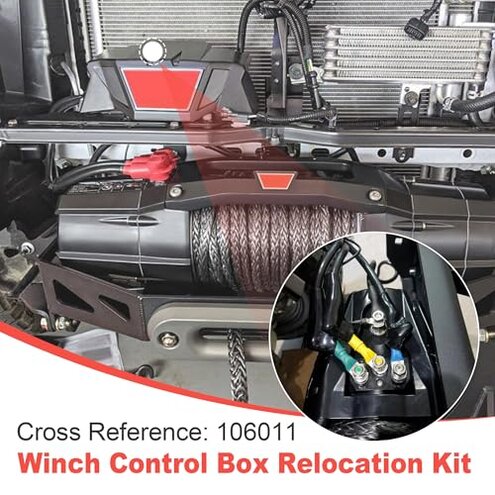 78" Truck Winch Box Relocation Control Pack Wiring Kit 106011 for Warn Zeon VR EVO Series 8 8-S 10 10-S 12 12-S