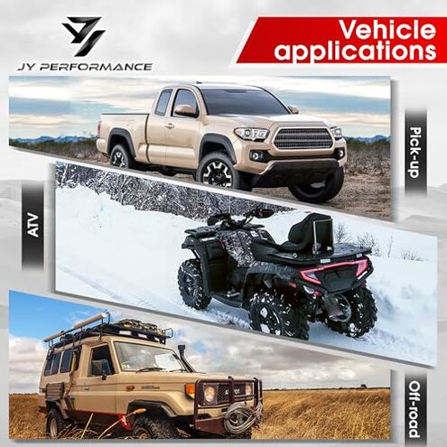 JY PERFORMANCE Cradle Winch Mount Mounting Plate 8000-13000 Lbs Capacity Winch Mounting Hitch Receiver Recovery Winches Foldable 10 x 4-1/2