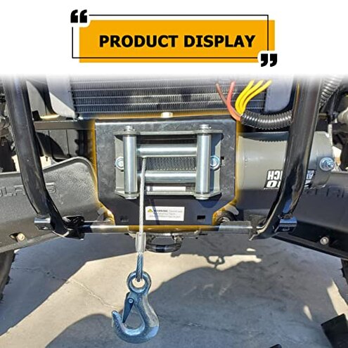 WeiSen Winch Mount Bracket Plate Compatible with Polaris Sportsman 400 450 500 550 570 800 850 2011-2025