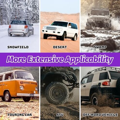 Kinetic Energy Recovery Rope 1" x 30ft,with Soft Shackle and Glove,Linetic Light Reflecting Tow Rope for 4WD Pick Up Truck, SUV, ATV, UTV