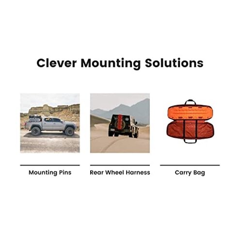 DVA Universal Recovery Board Mounting System – Fits MaxTrax MKII, Lite & More