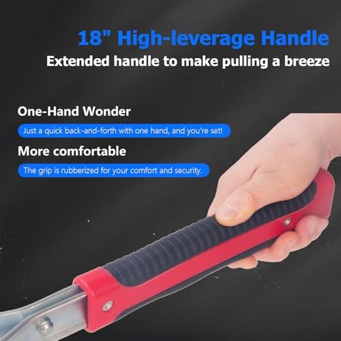 JOYANALL Portable Power Puller,5 Ton Capacity Come Along Winch with 11.5FT Steel Cable,Heavy Duty Come Along Tool with Dual Gears,3 Hooks,Hand Winch Tool