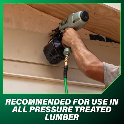 Metabo HPT Coil Siding Nails 3,600 Count, 1-3/4" x .092, 15 Degree Full Round Head, Ring Shank, Wire Coil, Hot Dipped Galvanized Steel Nails, for Siding, Fence Nails, Metal Siding, 13363HPT