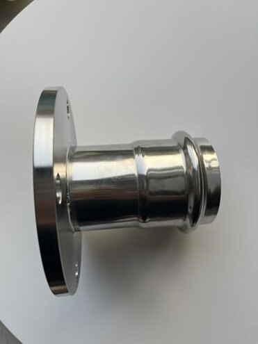 304 stainless steel compression flange adapter thin wall compression threading pipe drinking water pipe 1 series PN10(Inside diameter 76.1mm)