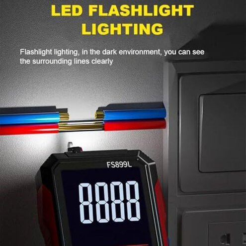 USB Rechargeable Digital Multimeter, 2026 Upgraded Fs899l Multimeter, Automatic Digital Display Multimeter Tester for Home and Industrial Electrical Issues, Multimeter Tester (FS899L)