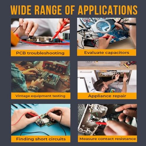 GME Professional in-Circuit ESR Capacitor Tester, Capacitance ESR Meter, Designed and Engineered in The USA