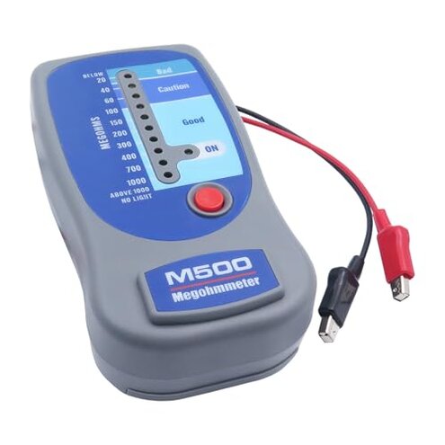 M500 Megohmmeter for Insulation Testing，Compatible with Supco M500 Electronic Megohmmeter up to 1000 Megohms