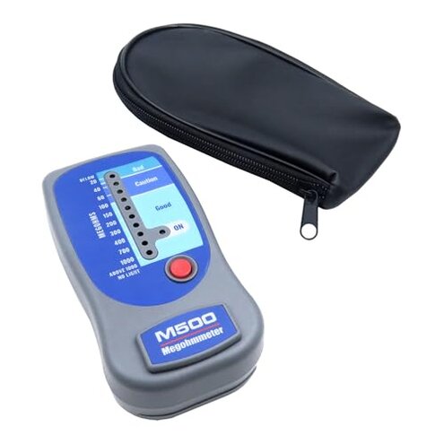 M500 Megohmmeter for Insulation Testing，Compatible with Supco M500 Electronic Megohmmeter up to 1000 Megohms