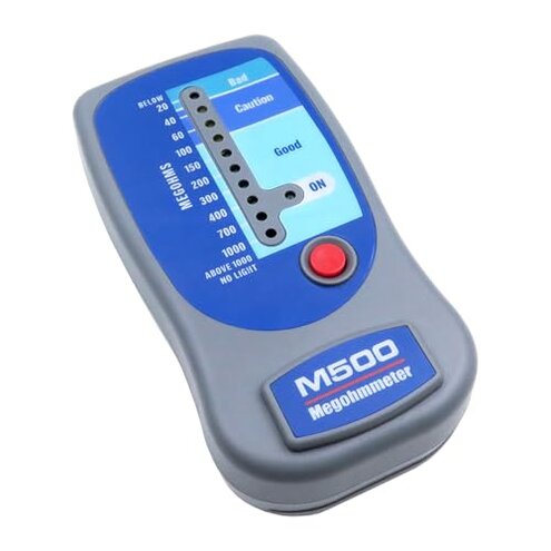 M500 Megohmmeter for Insulation Testing，Compatible with Supco M500 Electronic Megohmmeter up to 1000 Megohms