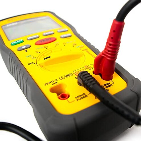 UEi IRT807 Insulation Resistance Tester 1000V AC/DC, Advanced Megohmmeter Measures Insulation Resistance Up to 2G&Omega;, Voltage Testing Up to 1000V