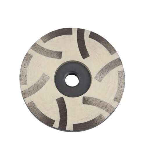 Raizi 4 Inch/100mm Resin Filled Diamond Grinding Disc Granite Marble Stone Cup Wheel Abrasive Tools(Fine,M14 Europe)