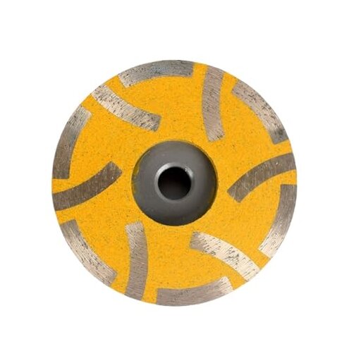 Raizi 4 Inch/100mm Resin Filled Diamond Grinding Disc Granite Marble Stone Cup Wheel Abrasive Tools(Fine,M14 Europe)