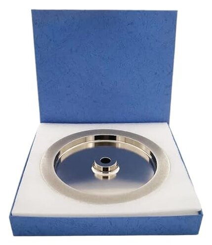 8 Inch CBN Grinding Wheel Tormek T-4 System, 200mm*38mm*12mm for Sharpening,Speed Steel HSS Tools Right/Round Angle(Round 1000 grit)