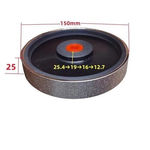 1 Pcs 6 Inch Diamond Electroplating Parallel Plastic,Diamond Grinding Wheel Grinding Wheel, with Reducing Sleeve 150x25.4x25mm(320)