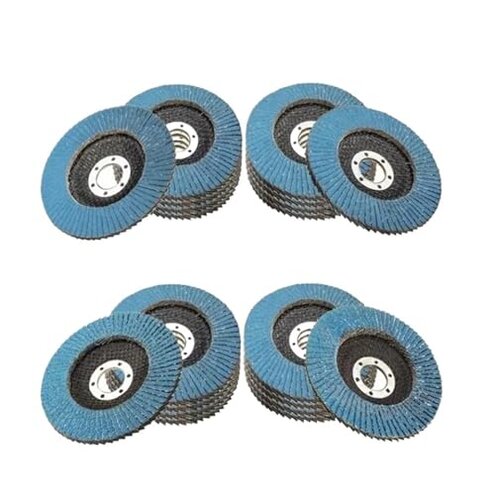10PCS Professional Flap Discs 115mm 4.5 Inch, Sanding Discs 40/60/80/120 Grit Grinding, Wheels Blades for Angle Grinder(10pcs 60Grit)