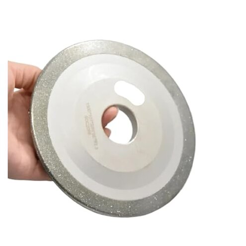 Grinding Wheel Diamond ARC, Semi-Circular Dia 100mm 125mm 150mm 200/400, Grit Alloy Screw Slotting Sharpening Tools(D150mmXArbor 32mm,200 400_THICKNESS2MMR1.0)