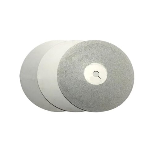 3Pcs 6''150mm Diamond Coated Grinding Wheel, Disc 240/600/3000 Grit Lapping Flat, Lap Polishing Grind Wheel for Jewelry Glass Rock(80 240 400 Grit)