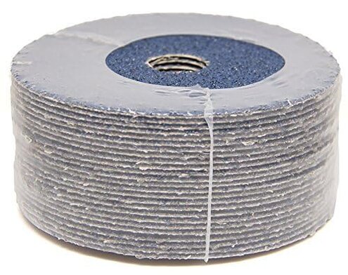 Benchmark Abrasives 5 Inch Sanding Discs Ceramic Resin Fiber Grinding Disc for Grinding, Stripping on Wood, Fiberglass, Steel, Metal, 7/8" Arbor Angle Grinder Sanding Disc, 25 Pack - 24 Grit
