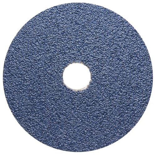 Benchmark Abrasives 5 Inch Sanding Discs Ceramic Resin Fiber Grinding Disc for Grinding, Stripping on Wood, Fiberglass, Steel, Metal, 7/8" Arbor Angle Grinder Sanding Disc, 25 Pack - 24 Grit