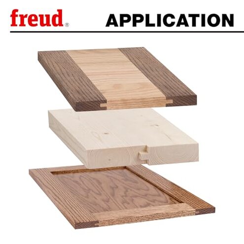 Freud 99-036: 1-3/4" (Dia.) Adjustable Tongue & Groove Bit Set