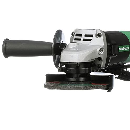 Metabo HPT 4-1/2-Inch Angle Grinder, Includes 5 Grinding Wheels & Hard Case, 6.2-Amp Motor, Compact & Lightweight, G12SR4