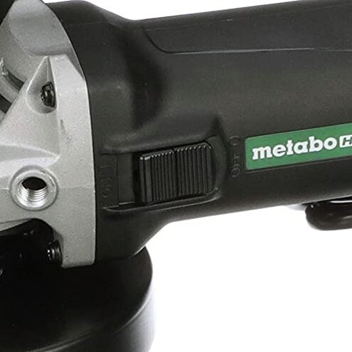 Metabo HPT 4-1/2-Inch Angle Grinder, Includes 5 Grinding Wheels & Hard Case, 6.2-Amp Motor, Compact & Lightweight, G12SR4