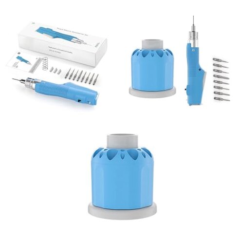 Enertwist Electric Screwdriver, 8V Max 10Nm Pink Cordless Screwdriver Rechargeable Set with 82 Accessory Kit and Charger in Carrying Case, 21+1 Cluth, Dual Position Handle, LED Light