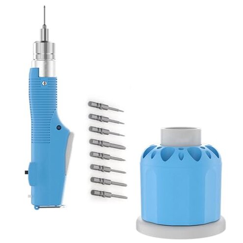 Enertwist Electric Screwdriver, 8V Max 10Nm Pink Cordless Screwdriver Rechargeable Set with 82 Accessory Kit and Charger in Carrying Case, 21+1 Cluth, Dual Position Handle, LED Light