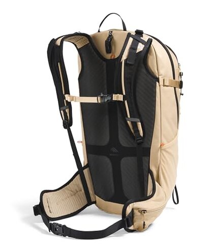 The North Face Basin 36 Liter Technical Daypack with Rain Cover | Unisex Backpack, Padded Hipbelt, Chest Strap, Hiking Pole Attachment, TNF Black/TNF Black-NPF, One Size