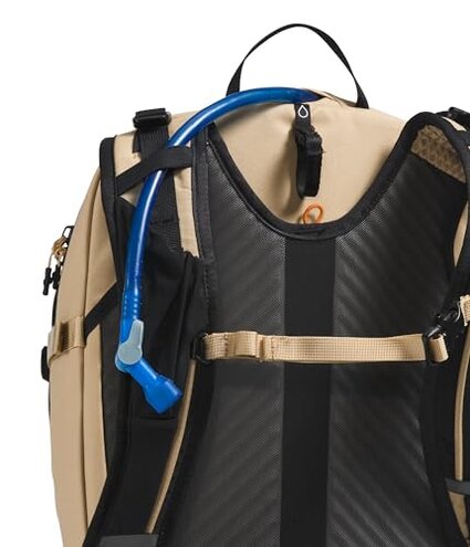 The North Face Basin 36 Liter Technical Daypack with Rain Cover | Unisex Backpack, Padded Hipbelt, Chest Strap, Hiking Pole Attachment, TNF Black/TNF Black-NPF, One Size