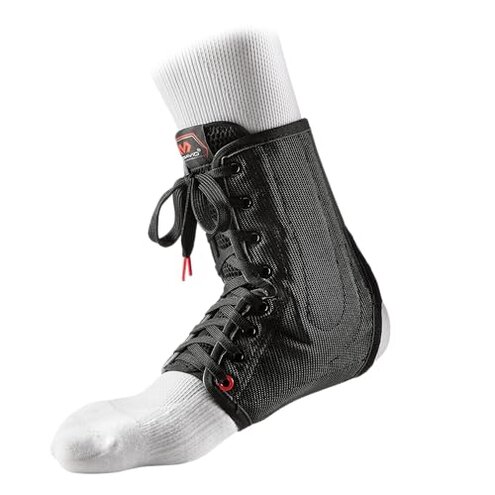 McDavid Ankle Brace with Lace-Up & Stays, Maximum Support, Comfortable Compression & Breathable Design