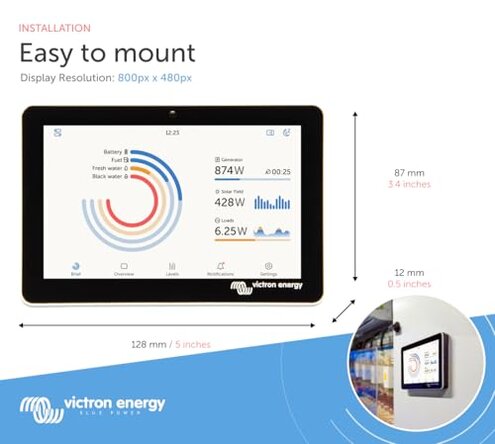 Victron Energy GX Touch 50 Flush