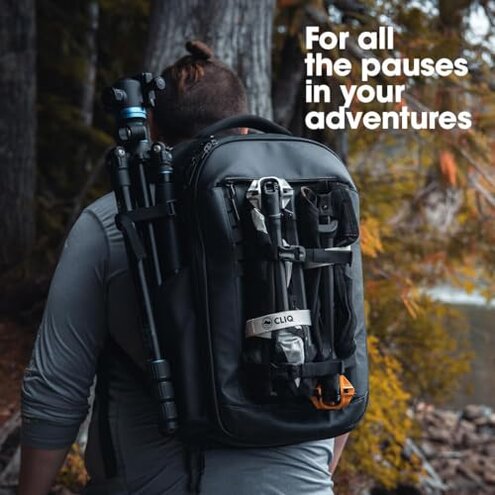 MOON LENCE 2 Pack Portable Camping Chairs Backpacking Chair - The 4th Generation Ultralight Folding Chair - Compact, Lightweight Foldable Chairs for Hiking Mountaineering, Beach