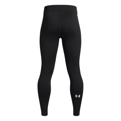 Under Armour Boys' Packaged Base 2.0 Leggings, (001) Black / / White, Youth Small